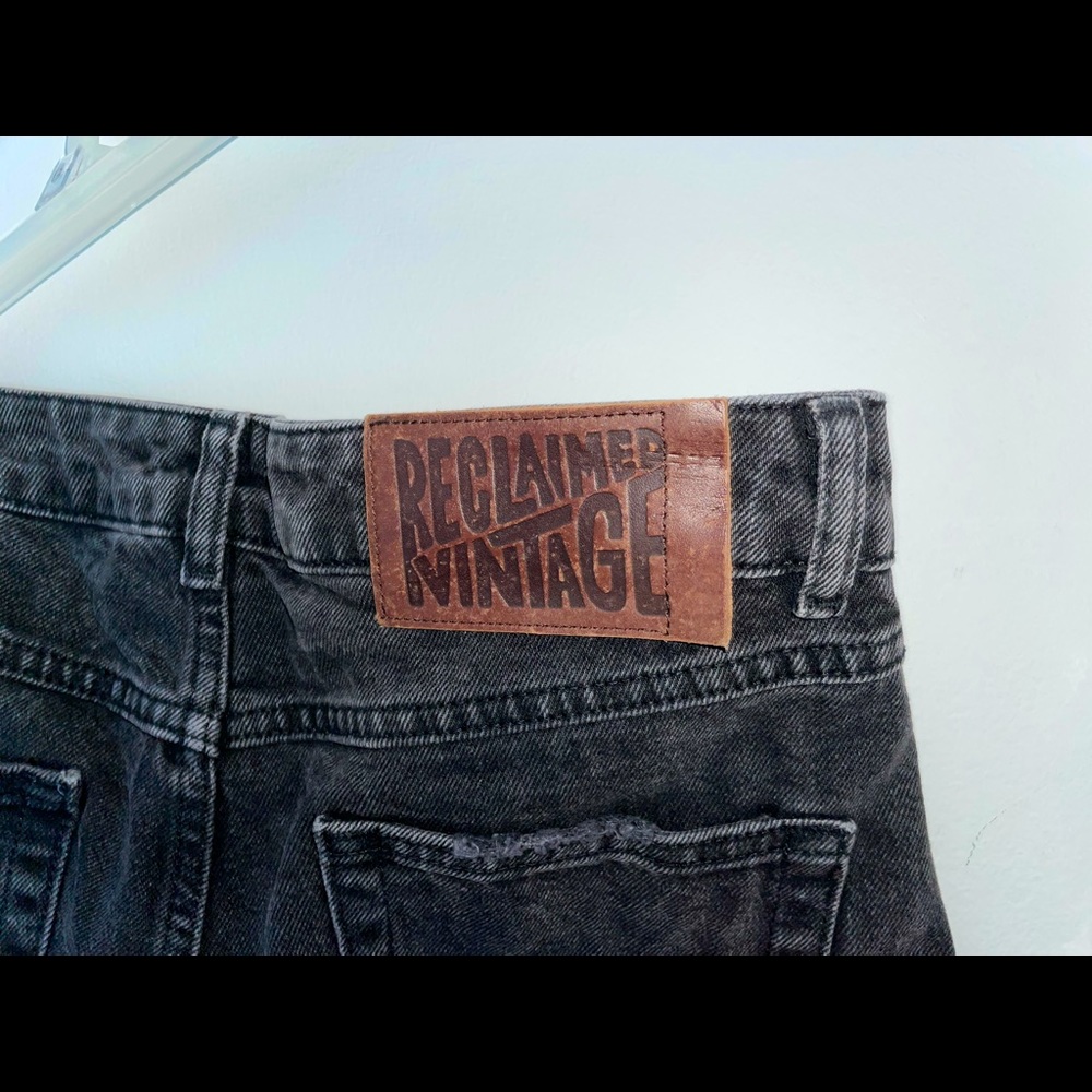 Reclaimed vintage black mom jeans